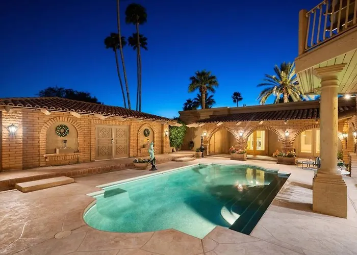 Villa Ethereal Corner Ritz Carlton Grand Estate Golf Mountains Jacuzzi Sauna Theater Gym Scottsdale